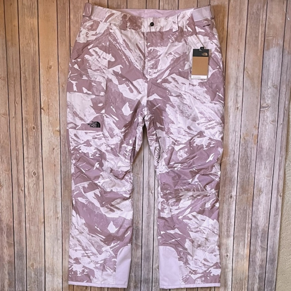 NWT The North Face Freedom Insulated Snow Pants Pink Camo Plus 2X